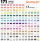 172 Colors Dual Tip Alcohol Based Art Markers,171 Colors plus 1 Blender Permanent Marker 1 Marker Pad with Case Perfect for Kids Adult Coloring Books Sketching and Card Making